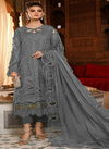 Gray Colour R 577 Colors By Ramsha Pakistani Suits Catalog R 577 B