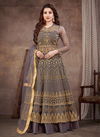 Gray Colour Raazi Nirja By Raama Fashions Gown Catalog 10062