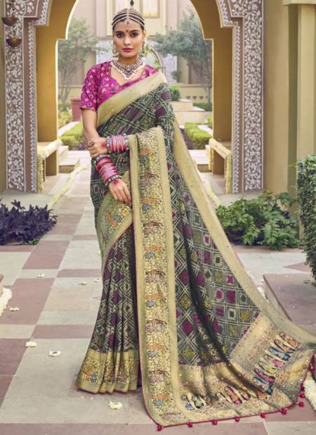 Gray Colour Rajgharana Vol 3 Wedding Wear Wholesale Designer Sarees  6603