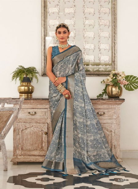 Gray Colour Sampada By Pankh Printed Saree Catalog 6303 Catalog