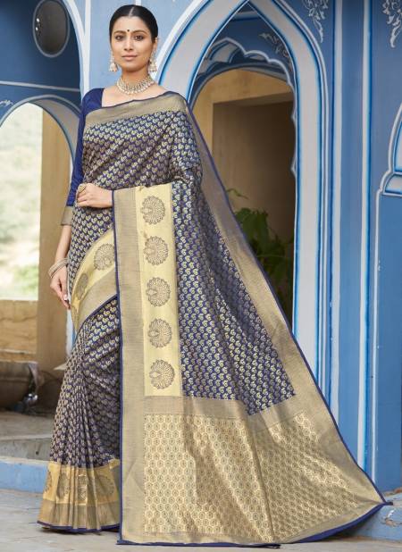 Gray Colour Shagun By Asisa Silk Saree Catalog 8404