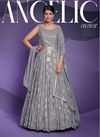 Gray Colour Zoya Vol 5 By Arya Gown Catalog 79002 A