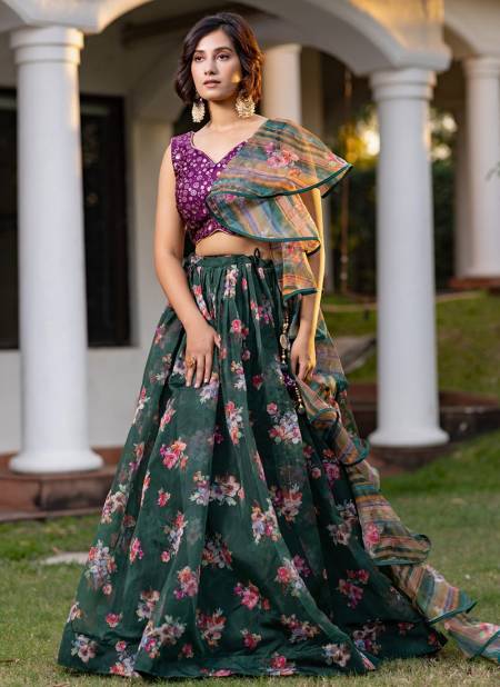 Latest Sangeet Lehengas from Best Sangeet Sandhya Lehenga Manufacturer in  Surat to Dazzle the Night – Chansi Trendz