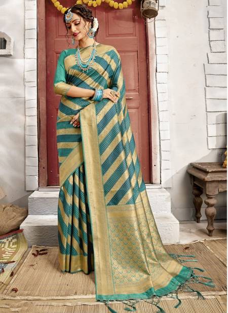 Green All Time Hit Vol 3 Function Wear Wholesale Silk Sarees Catalog 11013 B