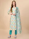 Green And White Colour BS Vol 8 Designer Salwar Suit Catalog 806