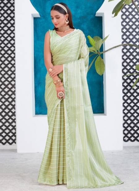 Green Colour 480 Colours Wholesale Exclusive Designer Saree Catalog 480 D