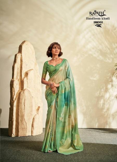 Green Colour Asopalav Silk By Rajpath Digital Printed Wedding Sarees Wholesale Market In Surat 186003