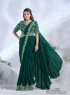 Green Colour Aura Mohmanthan Royal By Mahotsav Designer Saree Suppliers In India 24618