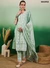 Green Colour Bhumi By Mahotsav Cotton Embroidery Kurti With Bottom Dupatta Wholesale Shop In Surat KBD2922