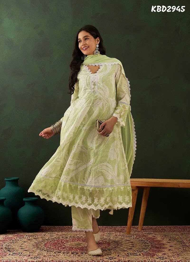 Green Colour Bhumi Vol 2 By Mahotsav Cotton Blend Kurti With Bottom Dupatta Wholesale Online KBD2945