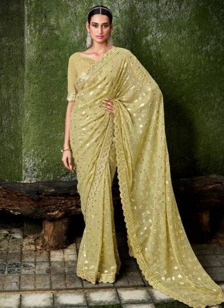 Green Colour Chandani Function Wear Wholesale Designer Sarees 1506