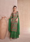 Green Colour Dahleez By Sayuri Printed Mulslin Readymade Suits Wholesale Market In Surat 5528