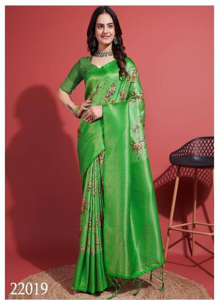Green Colour Dionne Vol 3 By Sethnic Kubera Pattu Classy Partywear Saree Wholesale In India 22019