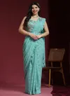 Dn 275 Jacquard Shimmer Party Wear Designer Saree Catalog