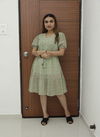Green Colour Fancy Wear Wholesale Western One Piece Catalog 1