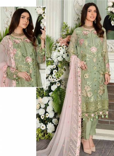 Green Colour Farmaish Vol 2 Wholesale Pakistani Salwar Suit Catalog 2097