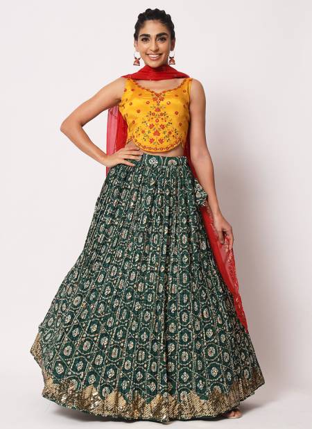 Green Colour Girly Vol 26 Khushboo Wholesale Designer Lehenga Choli Catalog 2294