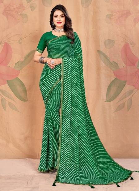 Green Colour Jalpari Vol 5 By Ruchi Printed Saree Catalog 24402 A