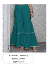 Green Colour Janasya Party Wear Pants Plazzo Catalog 49