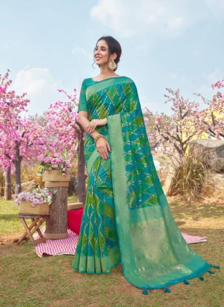 Green Colour Jashika Vol 550 By Joh Rivaaj Designer Saree Catalog 55004