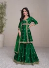 Green Colour Jashn By Sayuri Designer Premium Silk Readymade Suits Exporters In India 5460
