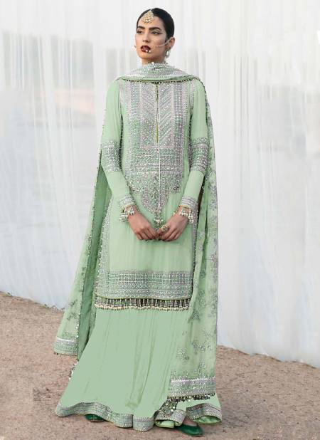 Green Colour KF 142 Colors Pakistani Suits Catalog 142 C