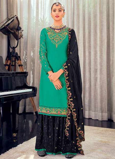 Green Colour Kasturi Vol 2 By Radha Wedding Salwar Suit Catalog 891