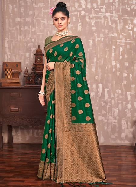 Green Colour Kesariya Sangam Festive Wear Wholesale Designer Sarees Catalog 2688