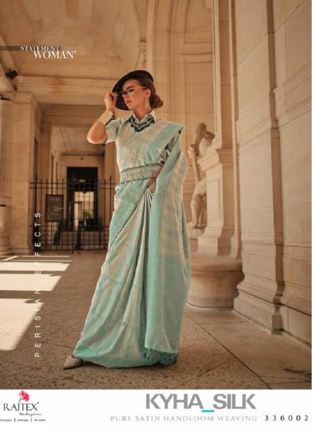Green Colour Kyha Silk By Rajtex Satin Silk Designer Saree Catalog 36002