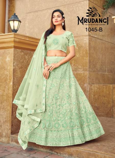 Green Colour Madhurya 1045 Color Edition By Mrudangi Designer Lehenga Choli Catalog 1045 B