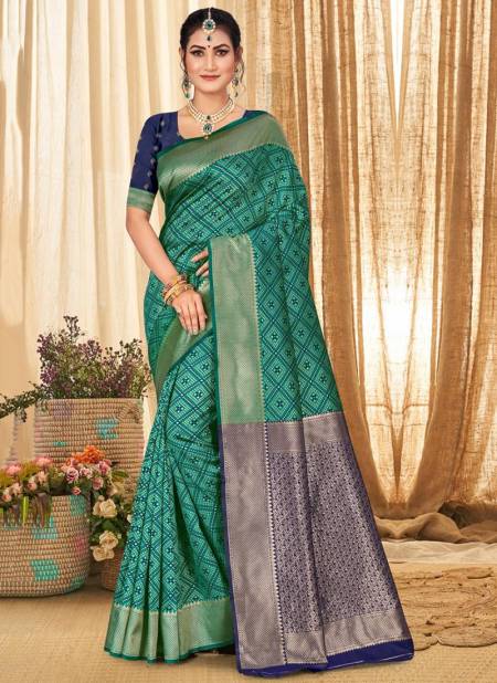 Green Colour Mangala Function Wear Wholesale Silk Sarees 2600