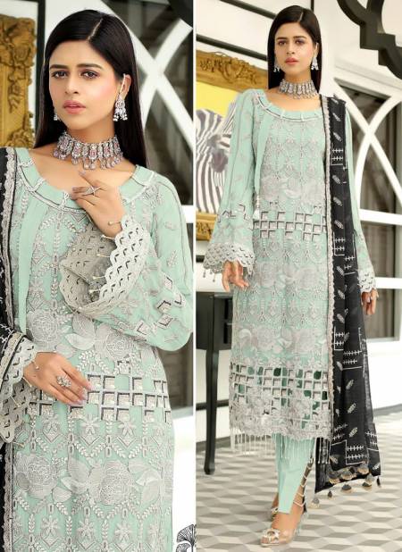 Green Colour Maryam Vol 3 Zaha Wholesale Pakistani Salwar Suits Catalog 10091 E