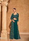 Green Colour Meraki By Sayuri Designer Real Georgette Readymade Suits Wholesale Price In Surat 5579
