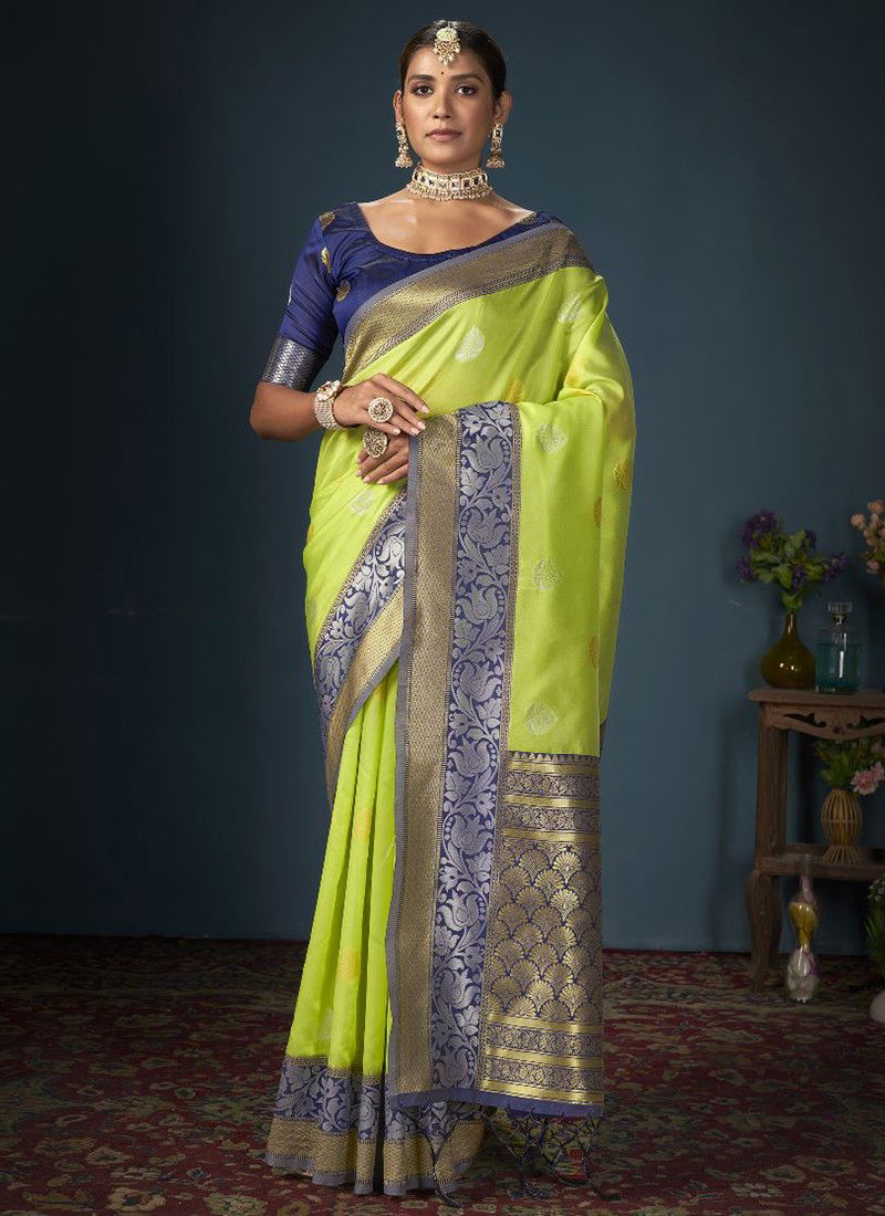 Green Colour Misha Function Wear Wholesale Silk Sarees 1595