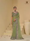 Green Colour Mn 7500 Designer Saree Wholesale Clothing Distributors In Mumabi 7507