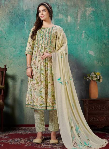 Green Colour Monalisa Vol 1 Designer Salwar Suit Catalog 1001