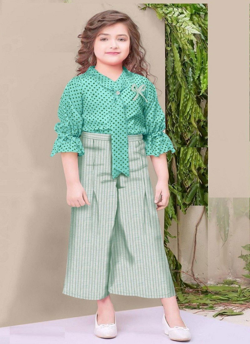 Green Colour Mriya By Arya Kids Girls Wear Catalog 3