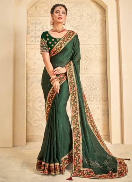 Green Colour Norita Ritsika Ethnic Wear Wholesale Designer Sarees 42712