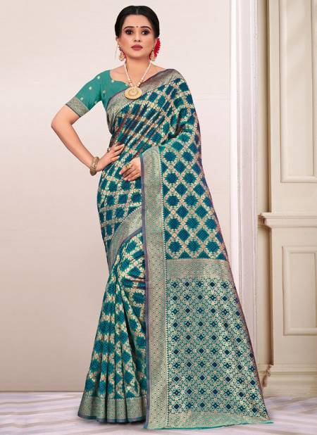 Green Colour Panihari Silk Wedding Wear Wholesale Silk Sarees 3819