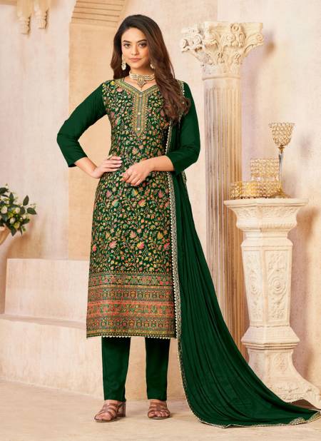 Green Colour Pashvi 108 A To 108 F Designer Salwar Suits Catalog 108 B