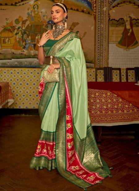 Green Colour Priyam Patola Designer Wholesale Silk Sarees 468 E