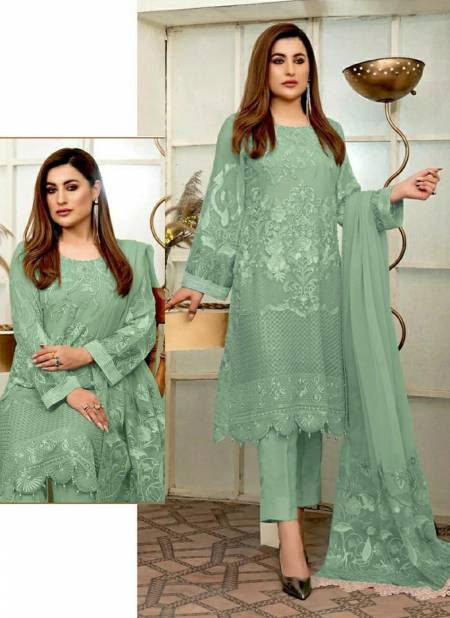 Green Colour R 553 Designer Wholesale Pakistani Salwar Suit 553 A