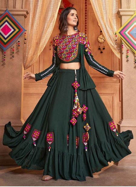 Green Colour Raas Vol 9 By Shubhkala Designer Lehenga Choli Catalog 2358 Catalog