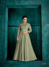 Green Colour Rozi Vol 2 By Vardan Silk With Heavy Embroidery Gown Catalog 51016