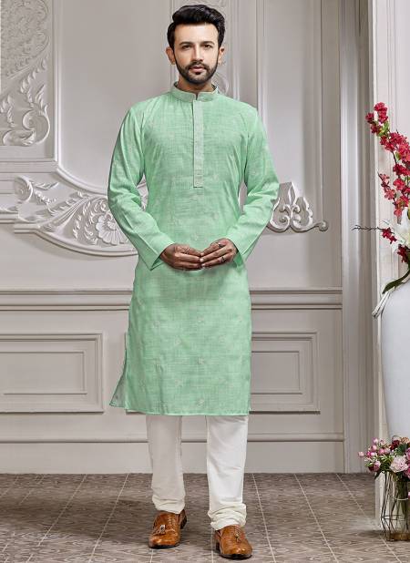 Green Colour Sabar By Styleroof Traditional Wear Kurta Pajama Catalog 1555 4