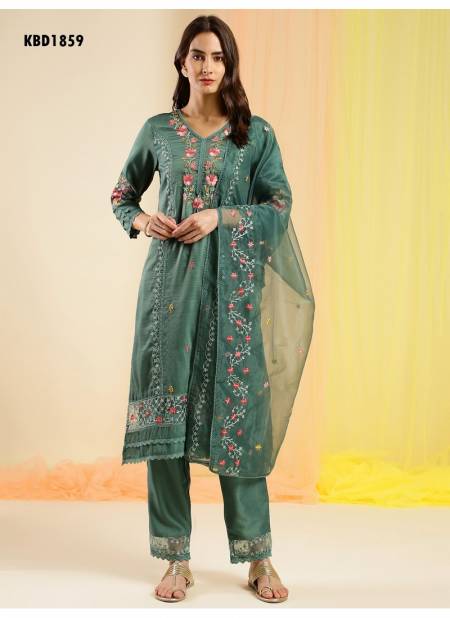 Green Colour Salimar Vol 10 By Mahotsav Readymade Salwar Suit Catalog 1859