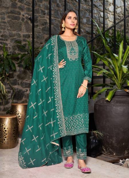 Green Colour Samaira Wedding Salwar Suit Catalog 101 D Catalog