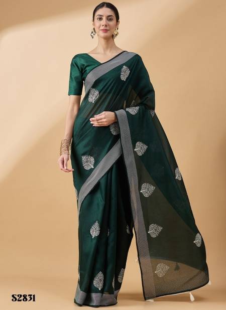 Green Colour Satya By Mahotsav Designer Saree Wholesale Shop In Surat S2831