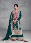Green Colour Sayra By Gulkayra Chinon Designer Salwar Kameez Exporters In India 7482-A