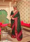 Green Colour Shringaar By Kreshva Mercerized Sigma Silk Daily wear Saree Orders In India K 768